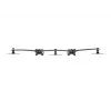 Multibrackets M VESA Desktopmount Triple Desk Clamp 24 collas-32 collas 24 kg