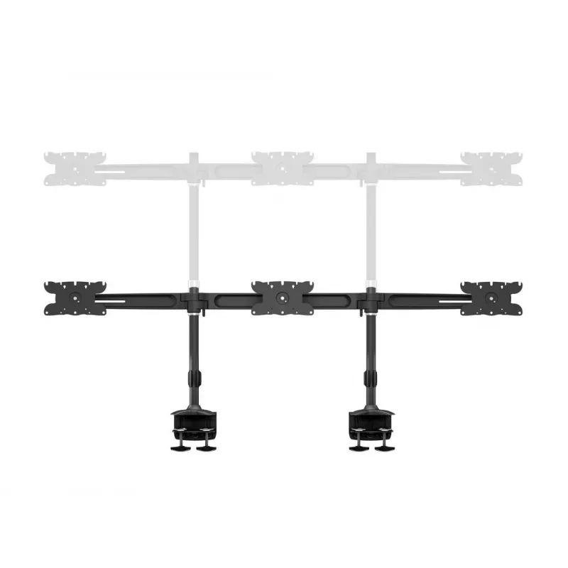 Multibrackets M VESA Desktopmount Triple Desk Clamp 24 collas-32 collas 24 kg