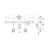 Multibrackets M VESA Desktopmount Triple Desk Clamp 24 collas-32 collas 24 kg
