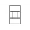 Multibrackets M Pro Series Enclosure 55 inch Wall plāns Medium Melns Steel Landscape/Portrait
