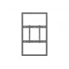 Multibrackets M Pro Series Enclosure 55 inch Wall plāns Medium Melns Steel Landscape/Portrait