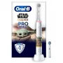 Oral-B PRO Junior Star Wars, bērniem, rotējoša zobu birste, ikdienas kopšana, pulēšana, jutīgiem zobiem, daudzkrāsaina, balta, 4 x 30 s, mīksta