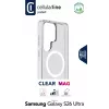 Cellularline Clear Mag - Galaxy S26 Ultra īpaši izturīgs caurspīdīgs vāciņš ar gumijas malu, saderīgs ar Qi2 ekosistēmu un magnētiskajiem piederumiem, apstrādāts, lai novērstu dzeltēšanu.