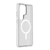 Cellularline Clear Mag - Galaxy S26 Ultra īpaši izturīgs caurspīdīgs vāciņš ar gumijas malu, saderīgs ar Qi2 ekosistēmu un magnētiskajiem piederumiem, apstrādāts, lai novērstu dzeltēšanu.