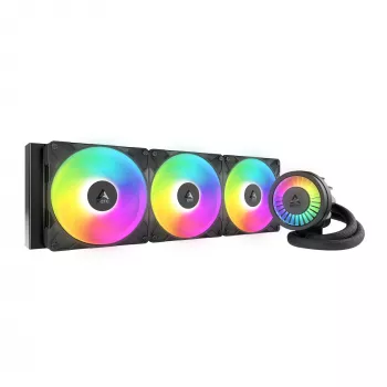 ARCTIC Liquid Freezer III Pro 420 A-RGB vairākām ligzdām piemērots universāls centrālā procesora šķidruma dzesētājs ar A-RGB