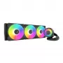 ARCTIC Liquid Freezer III Pro 420 A-RGB vairākām ligzdām piemērots universāls centrālā procesora šķidruma dzesētājs ar A-RGB