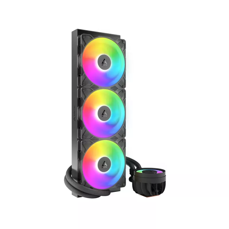 ARCTIC Liquid Freezer III Pro 420 A-RGB vairākām ligzdām piemērots universāls centrālā procesora šķidruma dzesētājs ar A-RGB