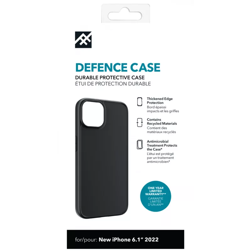 IFROGZ Defence mobilā tālruņa maciņš 15,5 cm (6,1 collas) Vāciņš Melns