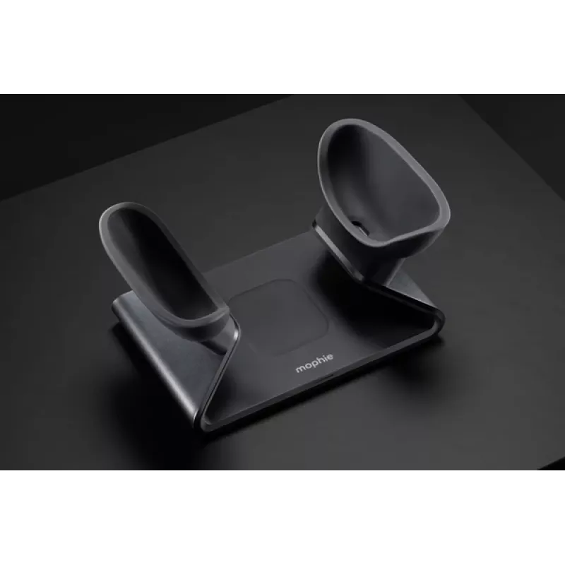 mophie AirPods Max uzlādes statīvs, iekštelpām, USB, bezvadu uzlāde, melns
