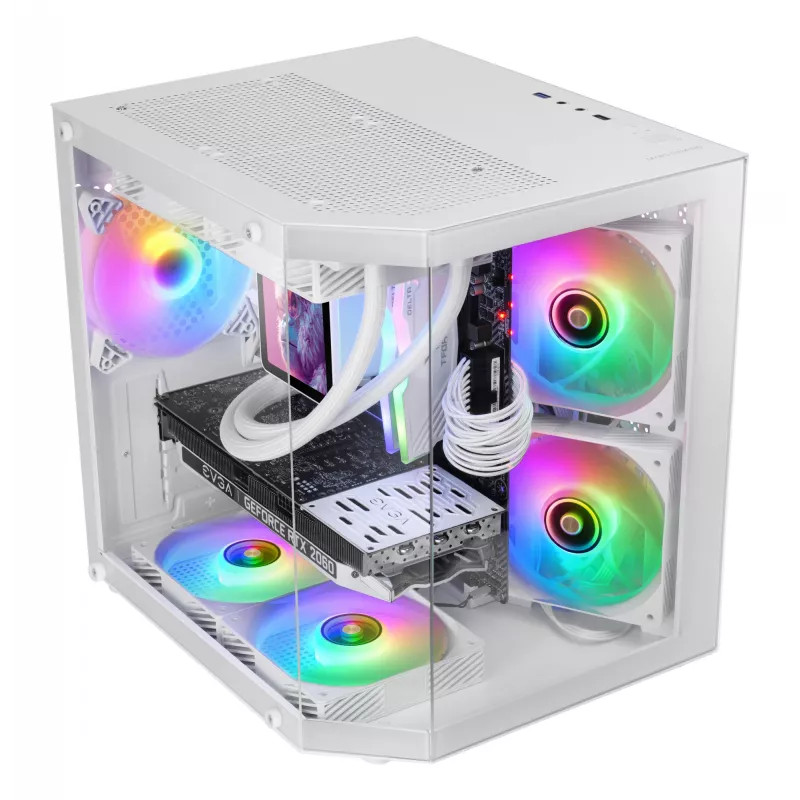 Mars Gaming MC-3TLITEW Mini Tower balts