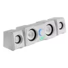 Mars Gaming MS22W kompaktie spēļu skaļruņi 2.2 RGB Flow zemfrekvences skaļrunis + 4 aktīvie skaļruņi DSP skaņa 35W balta