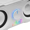 Mars Gaming MS22W kompaktie spēļu skaļruņi 2.2 RGB Flow zemfrekvences skaļrunis + 4 aktīvie skaļruņi DSP skaņa 35W balta