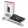 Axagon PCEU-430VL interfeisa kartes/adapteri Iekšējais USB 3.2 Gen 1 (3.1 Gen 1)