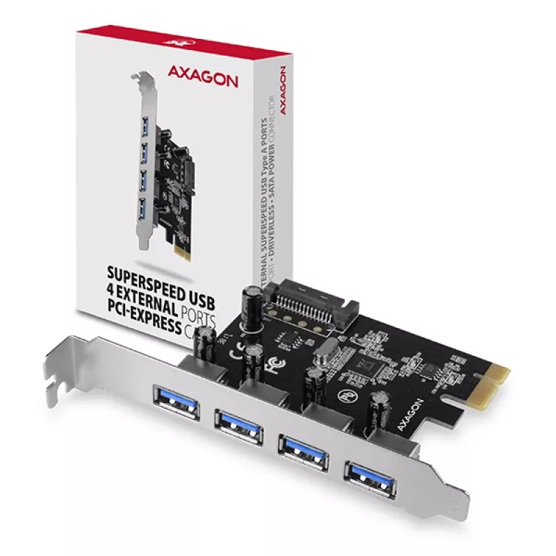 Axagon PCEU-430VL interfeisa kartes/adapteri Iekšējais USB 3.2 Gen 1 (3.1 Gen 1)