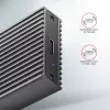 AXAGON EEM2-XR - Cover - Metall - Silber - M.2 - Jede Marke - 112 mm