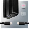 Axagon EEM2-40G USB-C 40Gbps M.2 NVMe SSD korpuss, ARMORED Alumīnijs