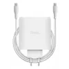 Lādētājs TRUST Maxo 100W 2‑Port USB‑C GaN — 100 W, 2x USB‑C, 20 V maks., maiņstrāva iekštelpām, 2 m kabelis, balts