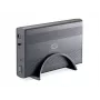 Conceptronic 3.5 collu cietā diska kaste USB 3.0, HDD korpuss, 3.5 collas, Serial ATA, Serial ATA II, 4.8 Gbit/s, USB savienojamība, Grafīta