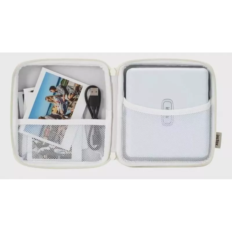 Printera futrālis Fujifilm instax Link Wide (modelis 70100162648) — pelnu balts