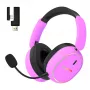 HATOR Phoenix 2 Wireless austiņas ar vadu un bezvadu savienojumu, galvas stīpa, spēlēm, USB Type-C / USB Type-A, Bluetooth, violetas