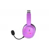 HATOR Phoenix 2 Wireless austiņas ar vadu un bezvadu savienojumu, galvas stīpa, spēlēm, USB Type-C / USB Type-A, Bluetooth, violetas