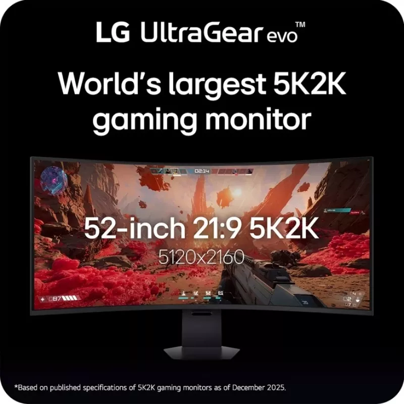 LG 52G930B-B.AEU datora monitors 132.1 cm (52 inch) 5120 x 2160 pikseļi Melns