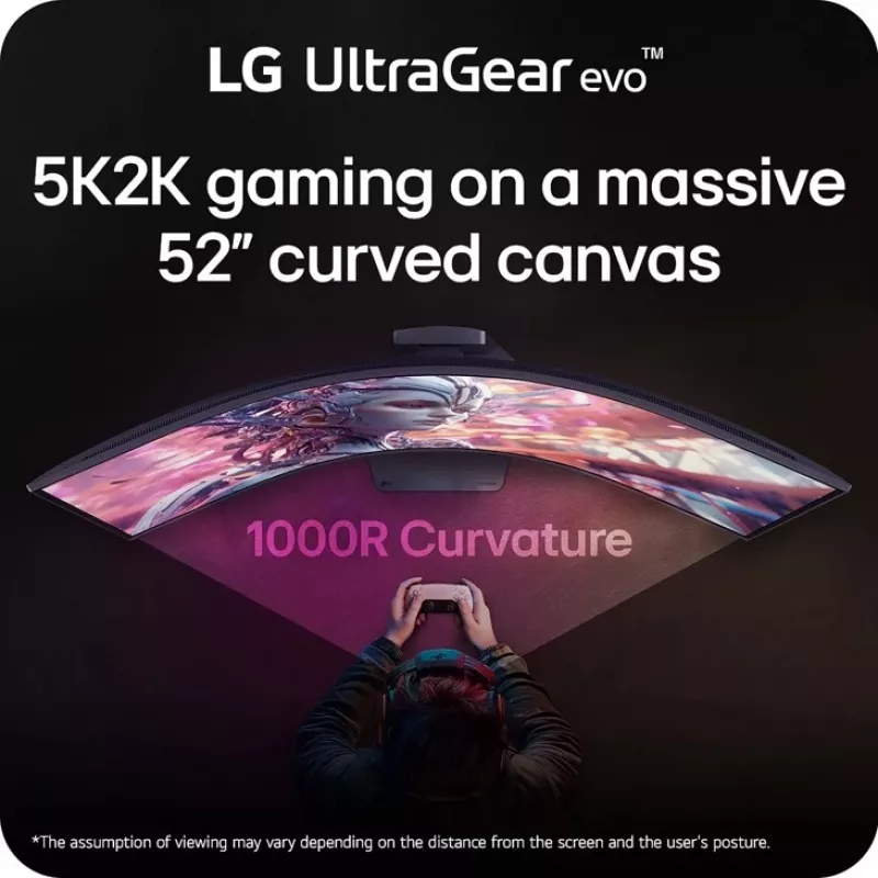 LG 52G930B-B.AEU datora monitors 132.1 cm (52 inch) 5120 x 2160 pikseļi Melns