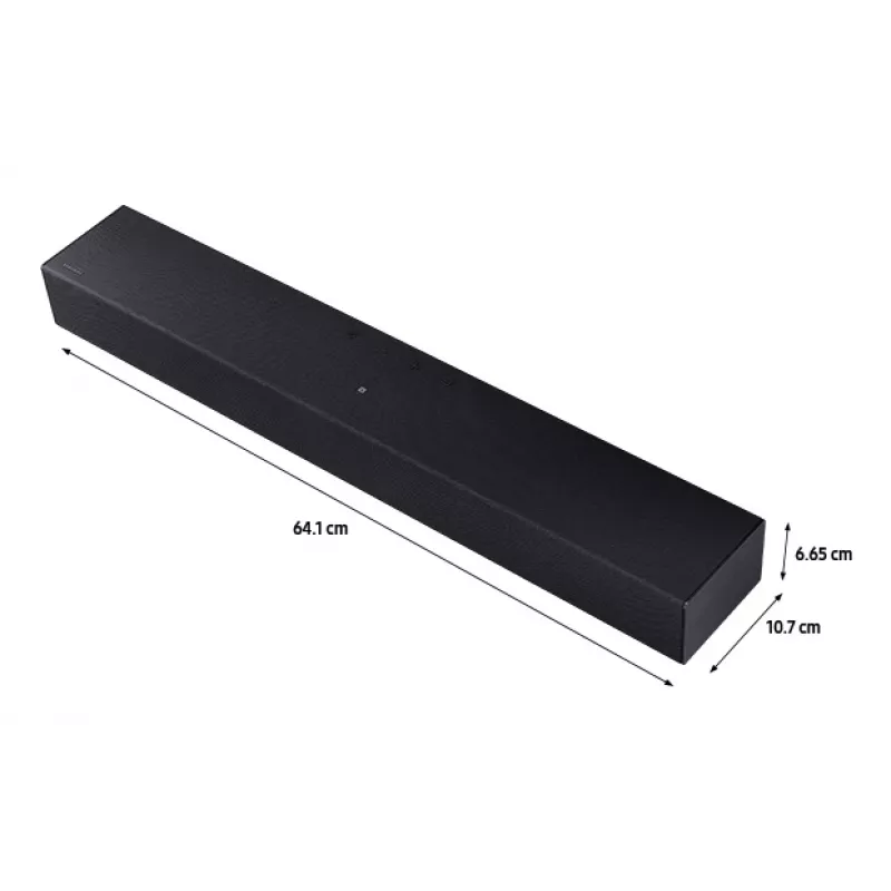 Samsung C-Series HW-B400F/XN skaņas joslas skaļrunis Melna, Titāna 2.0 kanāli 40 W