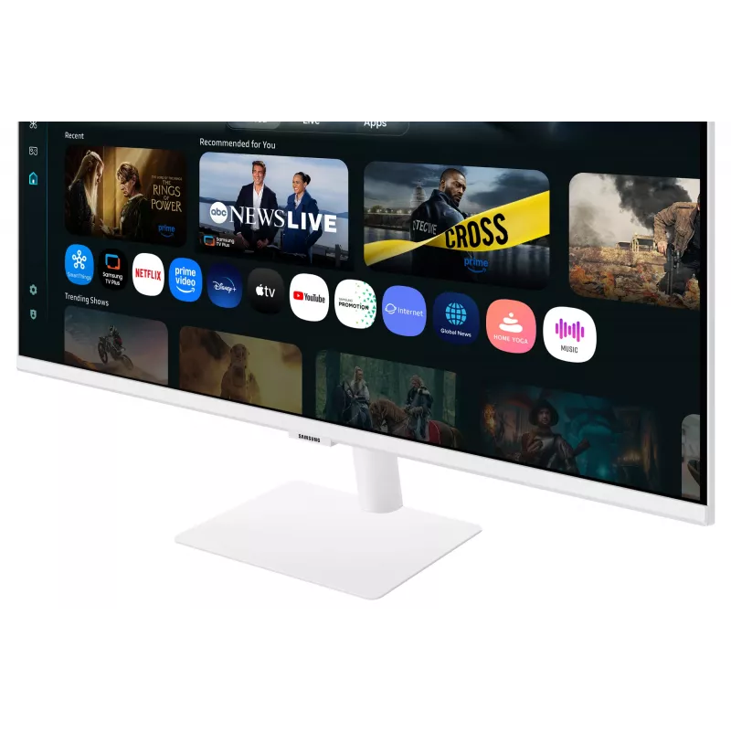 Samsung M7 M70F datora monitors 81,3 cm (32 collas) 3840 x 2160 pikseļi 4K Ultra HD LED balts