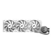 Zalman ALPHA36 balta CPU šķidruma dzesētājs, 360mm radiators, 3 x 120 mm ventilatori, ARGB sūknis, divu procesoru, universāls šķidruma dzesētājs, 12 cm