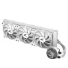 Zalman ALPHA36 balta CPU šķidruma dzesētājs, 360mm radiators, 3 x 120 mm ventilatori, ARGB sūknis, divu procesoru, universāls šķidruma dzesētājs, 12 cm