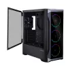 Zalman Z8 TG ATX Mid Tower PC Case, ARGB ventilators x3, Rūdīta stikla Midi Tornis Melns
