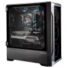 Zalman Z8 TG ATX Mid Tower PC Case, ARGB ventilators x3, Rūdīta stikla Midi Tornis Melns