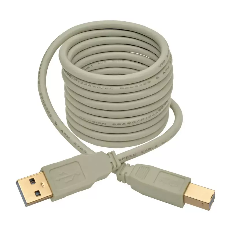 USB 2.0 A–B kabelis Tripp Lite U022-006-BE 6 pēdas bēšs