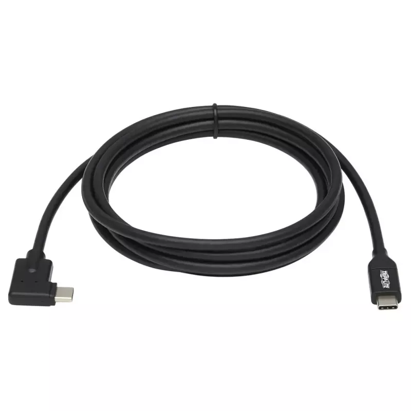 USB-C kabelis Tripp Lite U420-02M-RA 2m USB 3.2 Gen 1 Thunderbolt 3 taisnleņķa