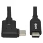 USB-C kabelis Tripp Lite U420-02M-RA 2m USB 3.2 Gen 1 Thunderbolt 3 taisnleņķa