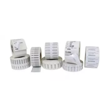 Svītrkoda etiķete Zebra 10026769 Balta