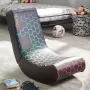 Spēļu krēsls konsolei x rocker Neo Hex Edition — polsterēts sēdeklis un atzveltne, platums 410 mm, dziļums 855 mm, augstums 650 mm