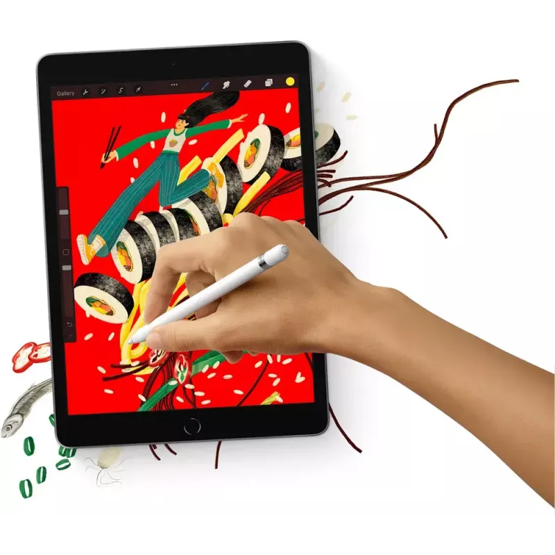 Planšetdators Apple iPad 10.2 collas (25.9 cm) 256 GB Wi‑Fi (802.11ac) A13, iPadOS 15, pelēks, 8 MP/12 MP