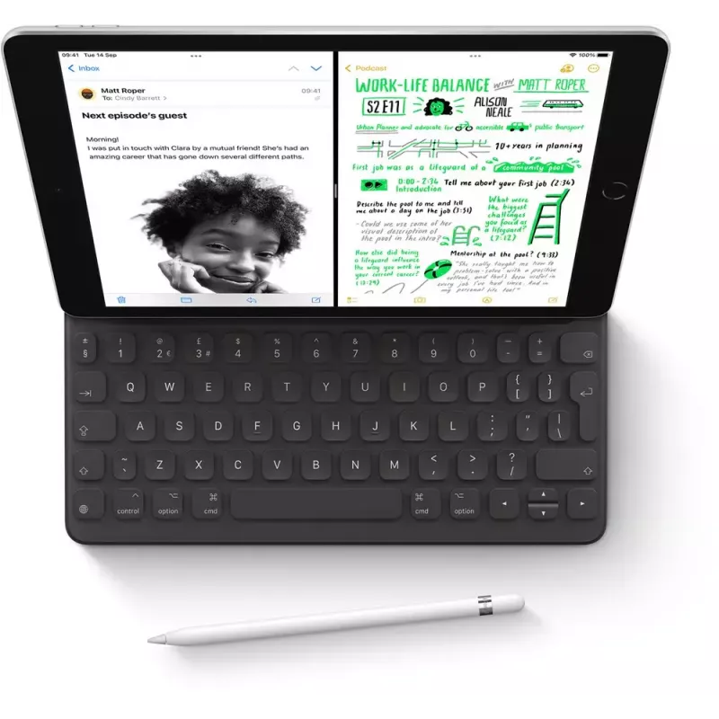 Planšetdators Apple iPad 10.2 collas (25.9 cm) 256 GB Wi‑Fi (802.11ac) A13, iPadOS 15, pelēks, 8 MP/12 MP