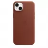 Cover Apple iPhone 14 Plus Leather Case with MagSafe Umber