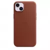 Cover Apple iPhone 14 Plus Leather Case with MagSafe Umber