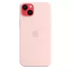 Silikona maciņš Apple iPhone 14 Plus MagSafe Krīta rozā pārvalks