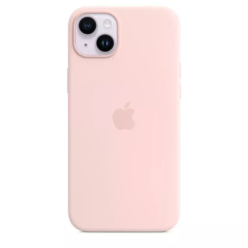 Silikona maciņš Apple iPhone 14 Plus MagSafe Krīta rozā pārvalks