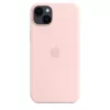 Silikona maciņš Apple iPhone 14 Plus MagSafe Krīta rozā pārvalks