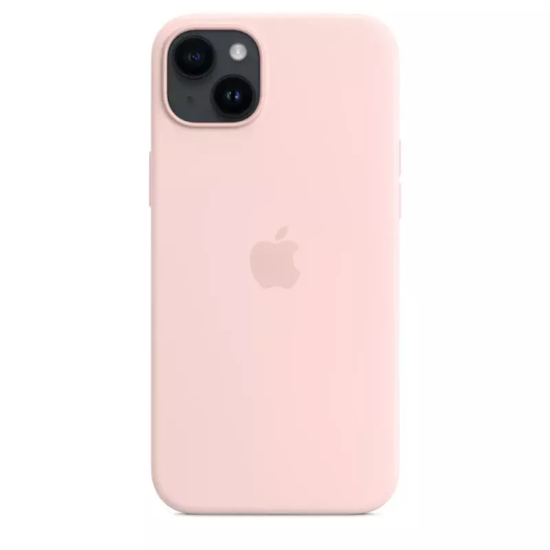 Silikona maciņš Apple iPhone 14 Plus MagSafe Krīta rozā pārvalks