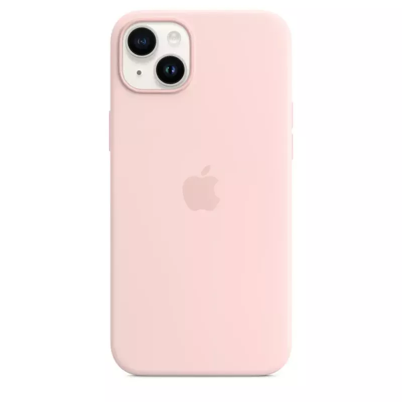 Silikona maciņš Apple iPhone 14 Plus MagSafe Krīta rozā pārvalks