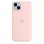 Silikona maciņš Apple iPhone 14 Plus MagSafe Krīta rozā pārvalks