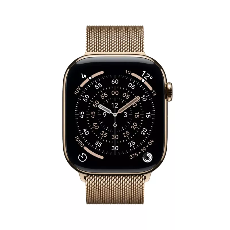 Apple Watch GPS + Cellular 46mm zelta titāna korpuss ar zelta Milanese aproci M/L