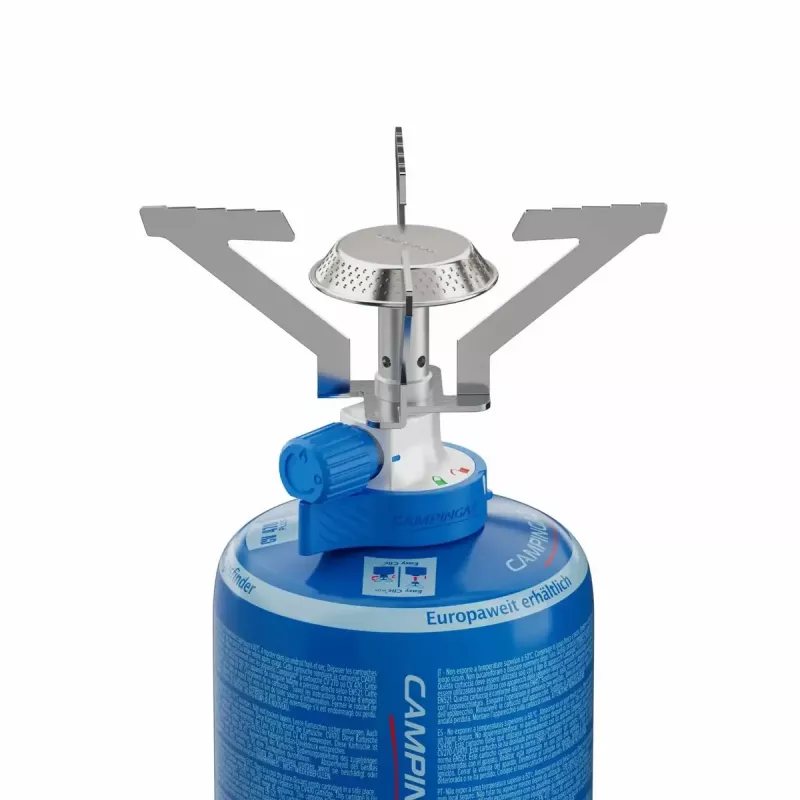 Šķidrās degvielas kempinga plītiņa Campingaz 2227471 — vienas degļa, dabasgāze, 200 g, 95 mm augstums, 13,5 cm diametrs